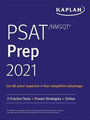 cover image of PSAT/NMSQT Prep 2021